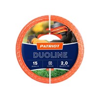 Леска Duoline D 2,0 мм L 15 м (скрученный квадрат, двухцветная, красная жила) 200-15-6 - фото 70588