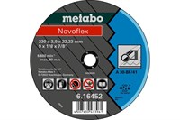 Круг отрезной по металлу Novoflex А 30 (180x22,2 мм; прямой) Metabo, 616450000 - фото 76052