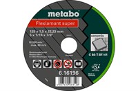 Круг отрезной по керамике Flexiamant S (125x1.5 мм; С60Т) Metabo, 616196000 - фото 76145