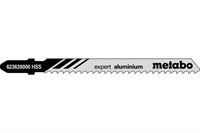 5 лобзиковых пилок, серия «expert aluminium», 74/ 3,0 мм, Metabo, 623639000 - фото 76395