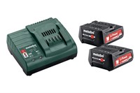 Базовый комплект 12 В 2 x 2,0 А·ч, Metabo, 685300000 - фото 76732
