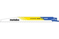 2 пилки для сабельных пил, «universal wood + metal», 200 x 1,25 мм, Metabo, 631912000 - фото 76872