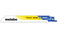 2 пилки для сабельных пил, «flexible wood + metal», 150 x 0,9 мм, Metabo, 631094000 - фото 76883