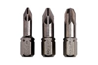 3 торсионные биты Pozidriv PZ 1/ 2/ 3, Metabo, 628538000 - фото 78354