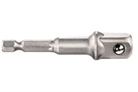 Адаптер с 1/4" E6,3 на 1/2" 72 мм, Metabo, 628838000 - фото 78362