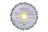Пильное полотно «power cut wood — professional», 160x20, Z30 WZ 5°, Metabo, 628071000 - фото 78854