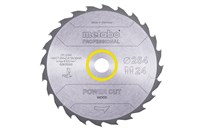 Пильное полотно «power cut wood — professional», 254x30, Z24 WZ 20°, Metabo, 628025000 - фото 78868