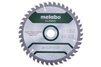 Пильное полотно «multi cut — classic», 160x20 Z42 FZ/TZ 5°, Metabo, 628277000 - фото 78970