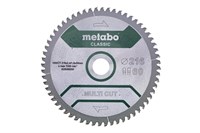 Пильное полотно «multi cut — classic», 216x30, Z60 FZ/TZ, 5°neg., Metabo, 628066000 - фото 78976