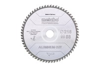 Пильное полотно «aluminium cut — professional», 254x30 Z72 FZ/TZ 5° отрицат., Metabo, 628447000 - фото 78990