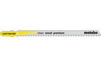 5 лобзиковых пилок, серия «clean wood premium», 105/ 3,0 мм, Metabo, 623977000 - фото 79000