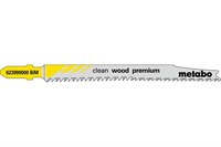 5 лобзиковых пилок, серия «clean wood premium», 93/ 2,2 мм, Metabo, 623999000 - фото 79002