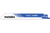 5 пилок для сабельных пил, «heavy metal», 150 x 1,25 мм, Metabo, 628260000 - фото 79045