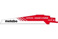 Пилка для сабельных пил, «carbide wood + metal», 150 x 1,25 мм, Metabo, 626559000 - фото 79058
