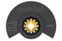 Сегментное пильное полотно, дерево/металл, BiM, O 85 мм, Metabo, 626960000 - фото 79127