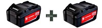 Набор аккумуляторов Metabo 18 В - 4,0 Ач х 2 шт., T03460 - фото 79791