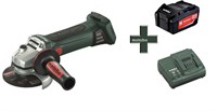 Аккумуляторная угловая шлифмашина Metabo W 18 LTX 125, T03330 - фото 79793