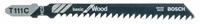 5 ЛОБЗИКОВЫХ ПИЛОК по древесине BOSCH T 111 С Basic for Wood, HCS, 2608630033 - фото 82626