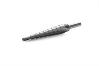 Ступенчатое сверло MESSER-OPTIMA с прямой канавкой (4-12ММ 9 ступеней) диаметр хвостовика 6 - фото 86263