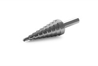 Ступенчатое сверло MESSER-OPTIMA с прямой канавкой (4-20ММ 9 ступеней) диаметр хвостовика 8 - фото 86265
