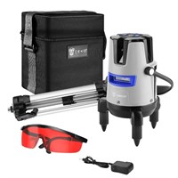 Уровень лазерный самовыравнивающийся DEKO DKLL02RB PRO SET 2 со штативом 1 м (2 линии, красный луч) - фото 91052