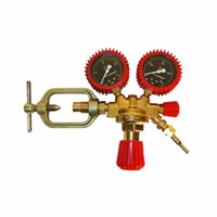 FoxWeld Редуктор CR300-Ac (ацетиленовый, 2 манометра, вентиль, пр-во FoxWeld/КНР) - фото 91757