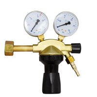 Редуктор FoxWeld GRE-1000 (кислородный, 2 манометра, вентиль, пр-во FoxWeld/КНР) - фото 92824