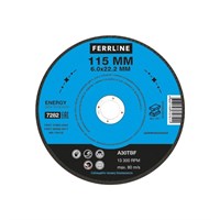 Круг для шлифования FerrLine Energy 115 х 6 х 22,2 мм A30TBF - фото 93713