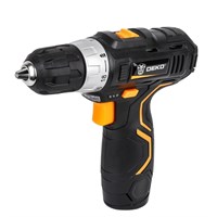 Аккумуляторная дрель-шуруповерт DEKO GCD12DU3 SET5 Li-Ion в кейсе + набор инструментов 92 шт - фото 94583