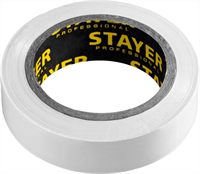 STAYER 15 мм х 10 м, не поддерживает горение, изоляционная лента пвх  Protect-10 12291-W - фото 99739
