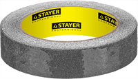 STAYER 25 мм х 5м, черная, лента клейкая противоскользящая (скотч) 12270-25-05 - фото 99997